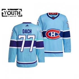 Camiseta Montreal Canadiens KIRBY DACH 77 Adidas 2022-2023 Reverse Retro Azul Authentic - Criança